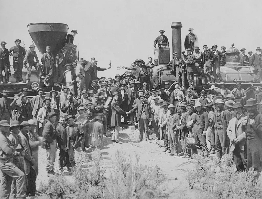 transcontinental railroad growth of cities